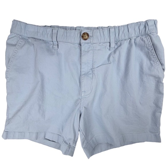chubbies Other - Chubbies Originals Mens 5.5 Inseam Shorts Light Blue Elastic Waist Stretch L
